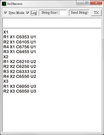hx19access program output